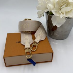 Louis Vuitton Cream Adjustable Strap
