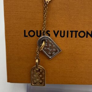 Louis Vuitton Nanogram Name Tag Necklace - Image 2