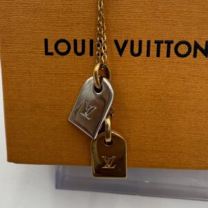 Louis Vuitton Nanogram Name Tag Necklace - Image 3