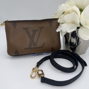 Louis Vuitton Reverse Double Zip Pochette